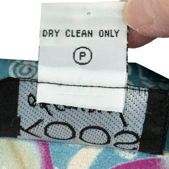 Koos of Course! 100% Silk Patchwork Print Button Front Shirt – Size 1X - Picture 11 of 12